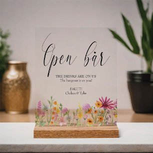 Fleur sauvage Meadow Mariage Open Bar