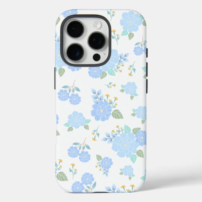 Fleur sauvage Oubliez-Moi Pas coque iphone Floral (Verso)