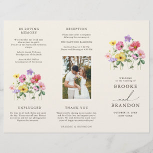 Fleur sauvage Rustic Chic Floral Boho programme de