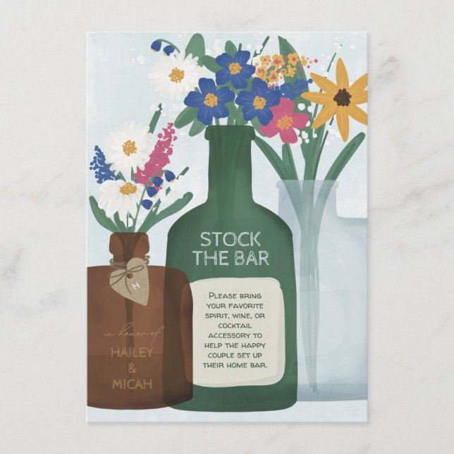 Fleur sauvage Stock de la carte de boîtier de barr (Devant)