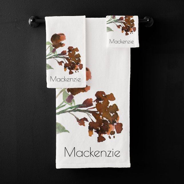 Fleur sauvage | Terracotta Orange Bohemian Custom (Créateur téléchargé)