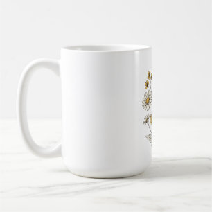 Fleur sauvage vintage et Daisy Floral Mug Retro