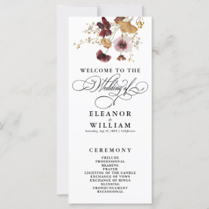 Fleur sauvage Watercolor Calligraphy Programme de 