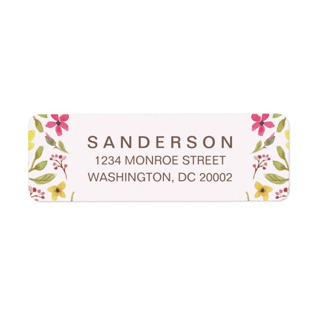 Fleur sauvage Whimsy | Floral rustique (Devant)