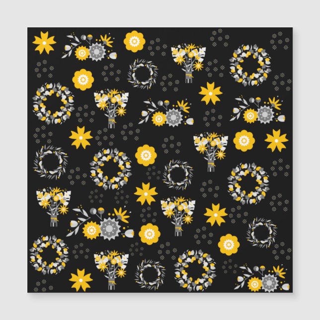 Fleur Shop Grateful, Carte magnétique (Devant)