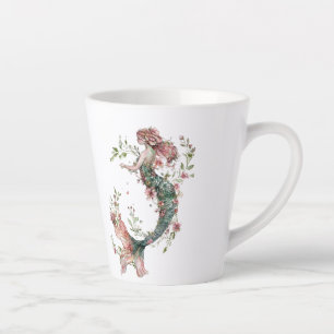 Fleur Sirène Latte Mug - Romance Whimsical