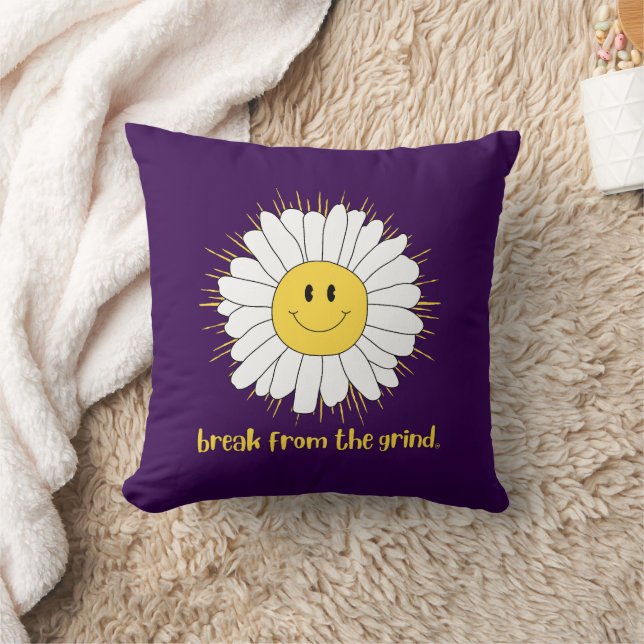 Fleur Sourire 3  Oreiller (Couverture)