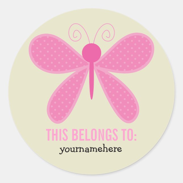 Fleur super mignonne CECI APPARTIENT AUX Stickers (Devant)