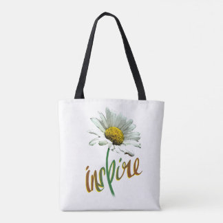 Fleur sur le sac fourre-tout