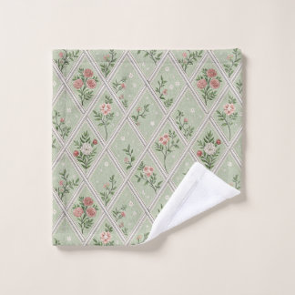 Fleur Vintage Vert Campagne 