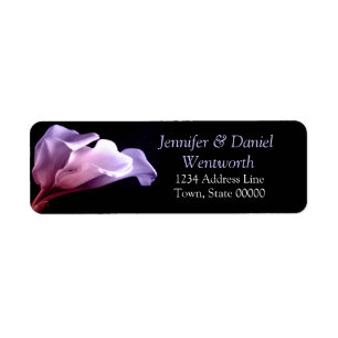 Fleur violet Calla Lys Floral Classique Style