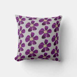 Fleur violette Lève Oreiller