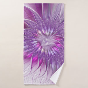 Fleur violette rose Passion Abstrait Art fractal