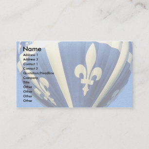 Fleurdelisé template business card