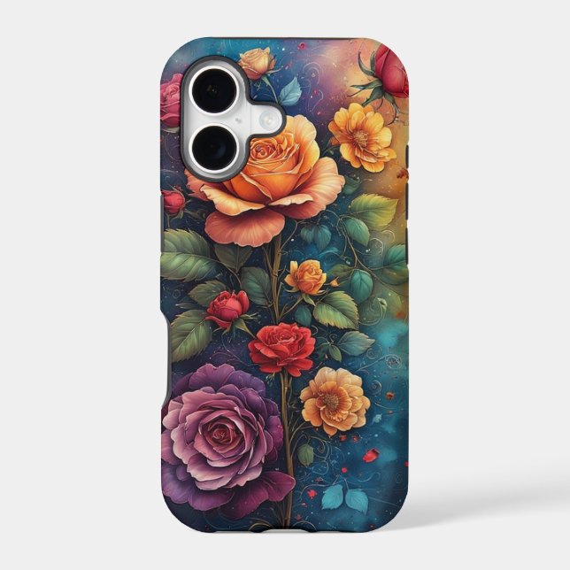 Fleurs Abstraites  (Verso)