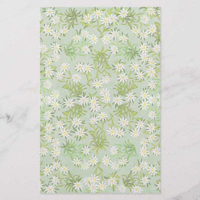 Fleurs alpines suisses Edelweiss Papeterie (Devant)