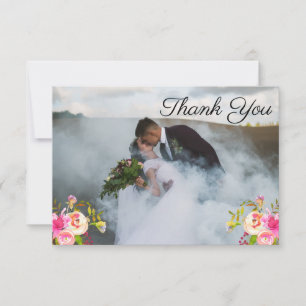 Fleurs Aquarelle 3 Mariage photo Merci