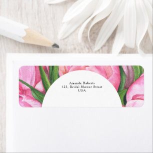 Fleurs aquarelle pivoine
