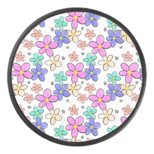 fleurs arc-en-ciel colorées lumineuses abeilles bo