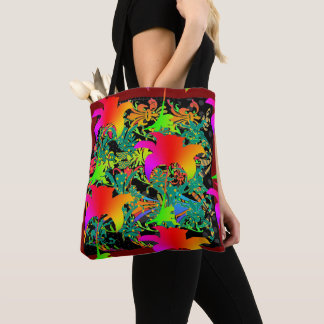 Fleurs arc-en-ciel Sac fourre-tout Galore