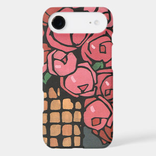 Fleurs Art Déco vintages, Roses de jardin rose