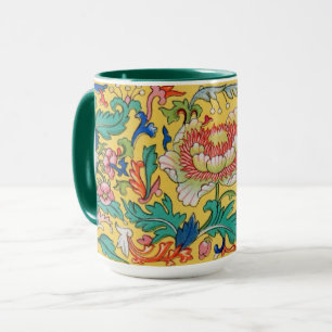 Fleurs asiatiques en céramique Mug