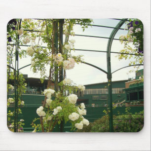 Fleurs au tapis de souris de Wimbledon