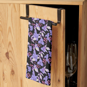 Fleurs autochtones du Maryland Serviette de cuisin