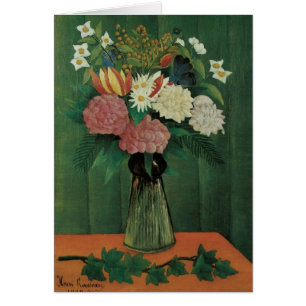 Fleurs avec Ivy par Henri Rousseau, Floral Vintage