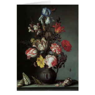 Fleurs baroques vintages par Balthasar van der Ast