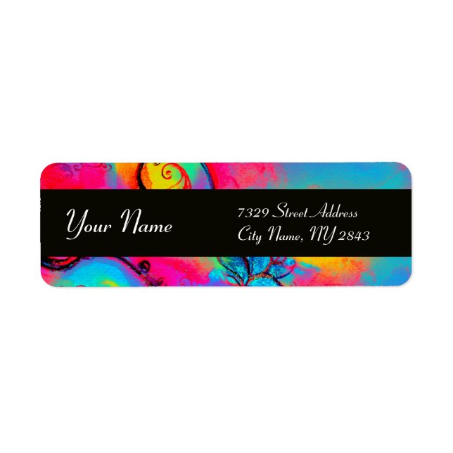 FLEURS BLANCHES & BOUTEILLE bleu rose jaune (Devant)