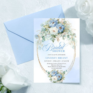 Fleurs Bleues Poussiéreuses Tendances Carte de Mar