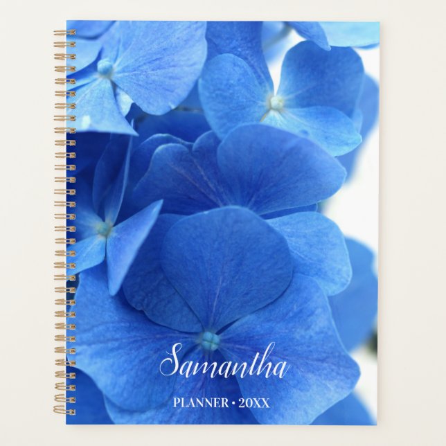 Fleurs Blue Hydrangea Personnalisées (Devant)