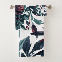 Fleurs Botaniques Aquarelles Maussades Florales
