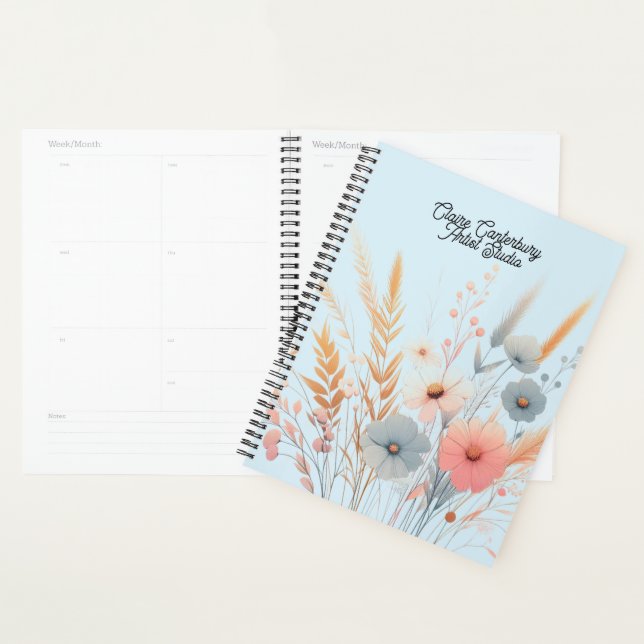 Fleurs botaniques et graminées  (Devant avec enveloppe)