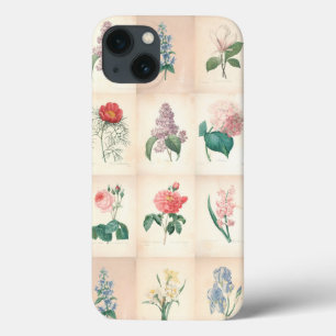 Fleurs botaniques vintages coque ipad
