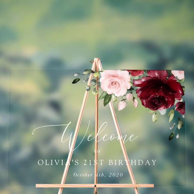 Fleurs Bourguignonnes, Fleurs Roses, Accueil Anniv (Neutre)