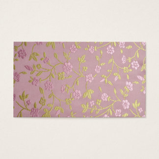 Fleurs brodées roses