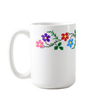 Fleurs Broderie Ethnique Mug