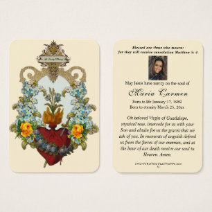 Fleurs cardiaques Guadalupe Mexique Funérailles