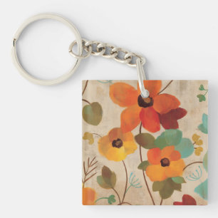 Fleurs colorées sur un arrière - plan blanc