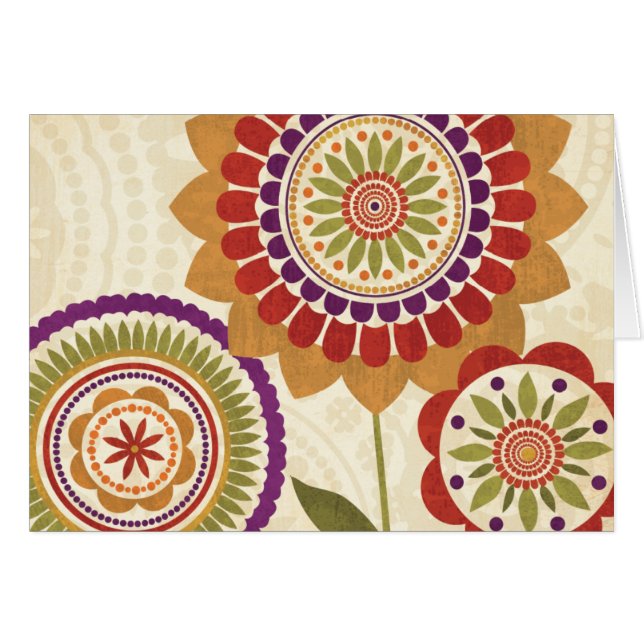 Fleurs contemporaines d'automne (Devant horizontal)