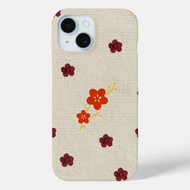 Fleurs coques iphone (Verso)