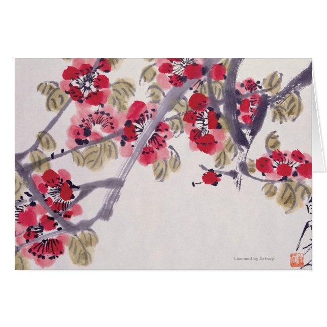 Fleurs d'abricot (Devant horizontal)