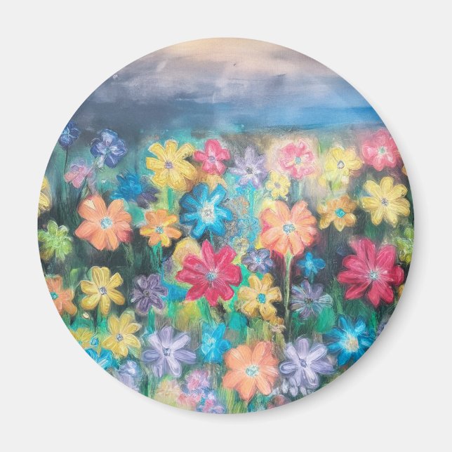 Fleurs dans le Magnet de Pastels (Devant)