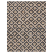 Fleurs dans le papier de découpage Carré