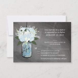 Fleurs dans un pot Mason   RSVP