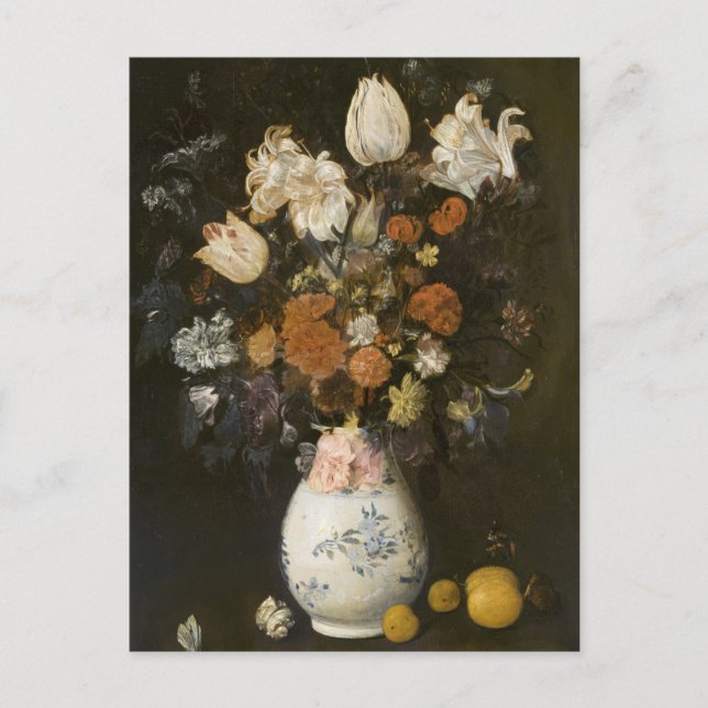 Fleurs dans un Vase de Judith Leyster Carte postal (Devant)