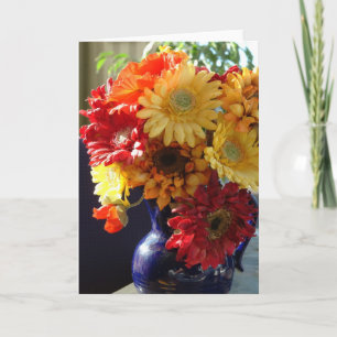 Fleurs dans une carte de vase