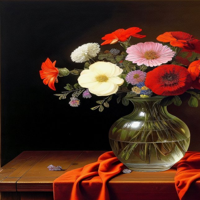 Fleurs dans une toile de vase (Créateur téléchargé)